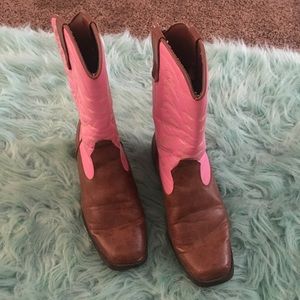 Girls smart fit cowboy boots size 5